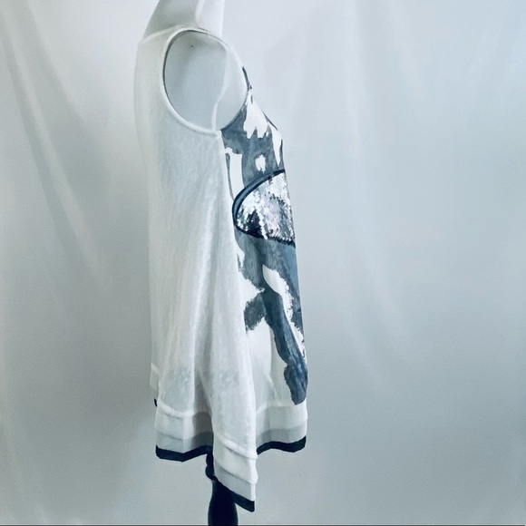 Fleur De Les Butterfly Sequin shark Bottom Top is Stunning NWT - Picture 5 of 16